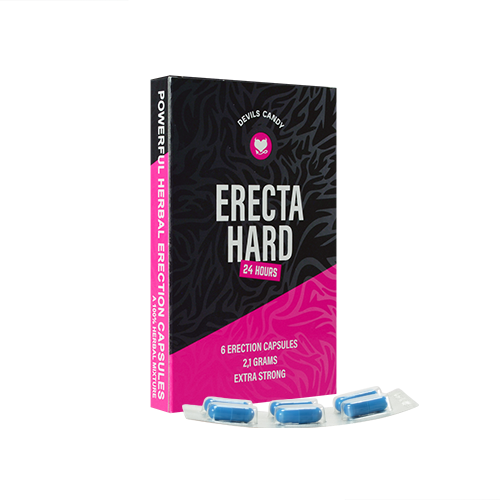 Devils Candy Erecta Hard - 6 Capsules - TRRCSHOP