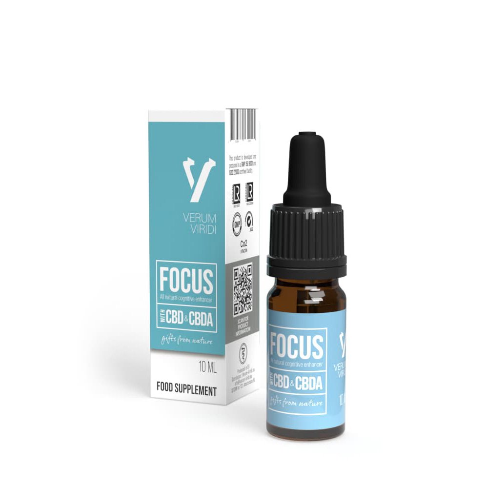 Verum Viridi Focus CBD - 10ml Bottle - TRRCSHOP